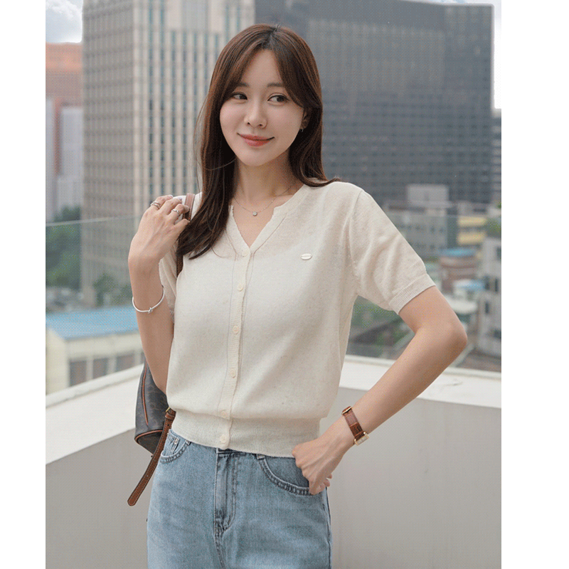 클릭앤퍼니 - 로므린넨 펜던트가디건